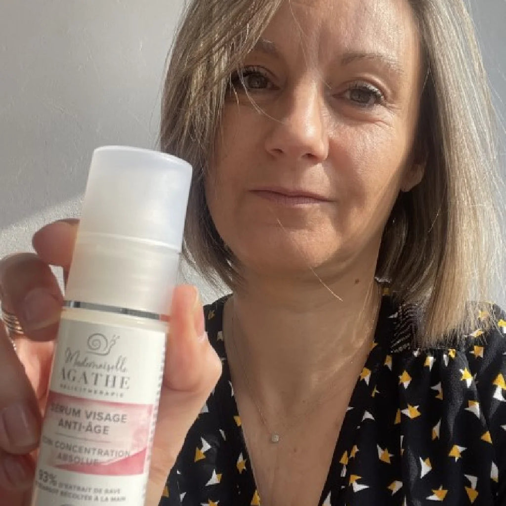 Sérum anti-age à la bave d'escargot certifié bio - rides & ridules - 30ml - Mademoiselle Agathe