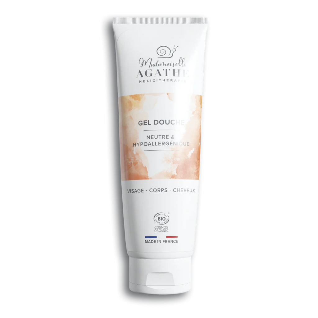 Gel douche à la bave d'escargot bio - pour toute la famille - 200ml -Mademoiselle Agathe