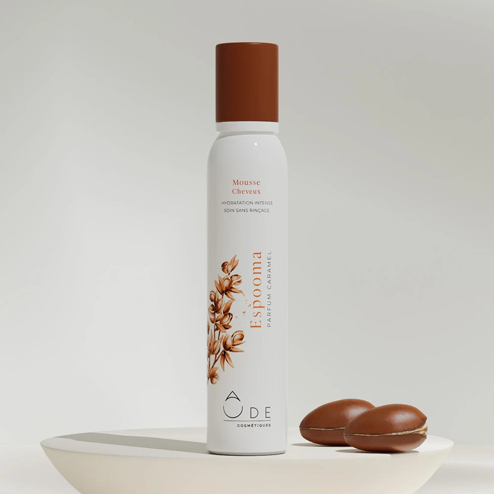 Mousse soin pour cheveux fragrance caramel - ÔDE Cosmétiques