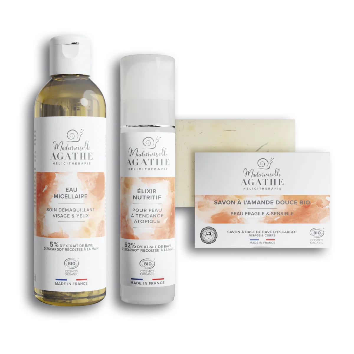 ROUTINE COUPEROSE & ROSACEE - Peau atopique - Mademoiselle Agathe