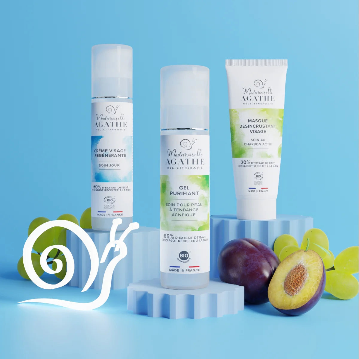 ROUTINE PEAU GRASSE - Purifiante & Régulatrice - Mademoiselle Agathe