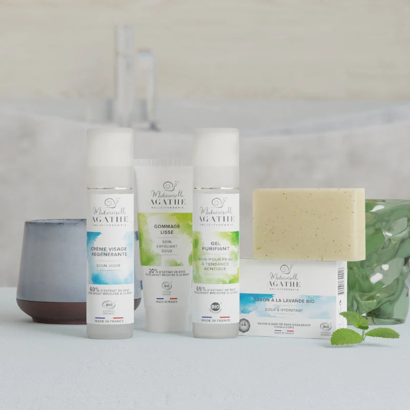 ROUTINE PEAU MIXTE - Hydratante & Rééquilibrante - Mademoiselle Agathe