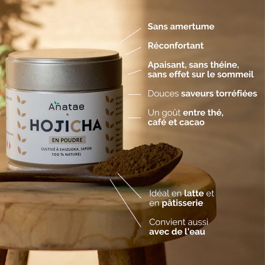 Thé Hojicha Bio 30g – Anatae