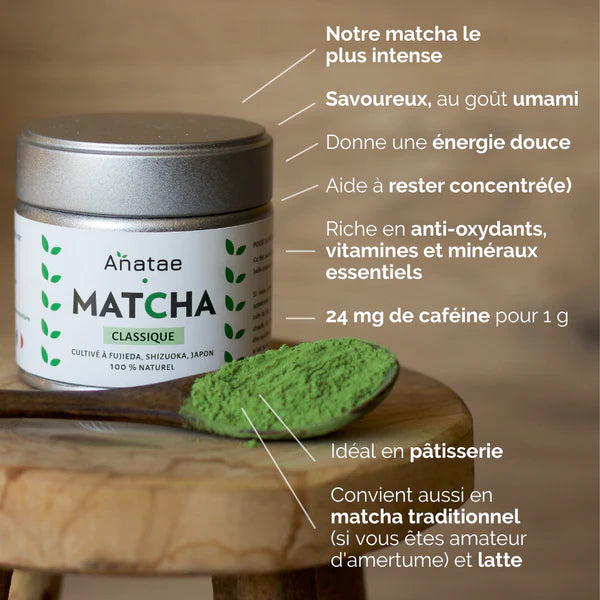 Thé Matcha classique Bio 80g – Anatae