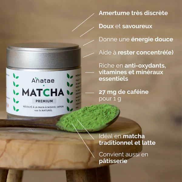 Thé Matcha Premium Bio 80g – Anatae